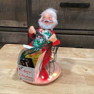 Annalee Mobilitee Dolls 7" Mr. Indoor Sanda w/ Lights Doll 1994